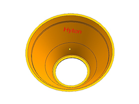 Hyton Factory OEM Mangaan Casting Mantle Liner voor Sandvik CH660 H6800 Cone Crusher onderdelen